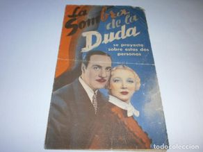 Cine: PROGRAMA DOBLE - LA SOMBRA DE LA DUDA - RICARDO CORTEZ, VIRGINIA BRUCE - CENTRAL CINEMA - 1936.